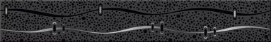 Настенный бордюр «Azori» Дефиле Геометрия Lapp. 40,5x6,2 581391111 Неро, фото №1