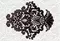 Настенный декор «Керамин» Органза 5Д Matt. 40x27,5 СК000000423 бело-чёрный, фото №1