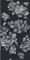 Настенный декор «Нефрит Керамика» Аллегро 40x20 цветы 04-01-1-08-03-04-100-1 чёрный , фото №1