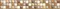 Настенный бордюр «Axima» Кармен G 40x6 СК000030418 коричневый, фото №1