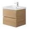 Мебель для ванной подвесная «Art&Max» Techno 60 Дуб мадейра янтарь, изображение №4
