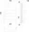 Электрический полотенцесушитель «Terminus» Евромикс квадро П6 43/65 Quick Touch хром правый, картинка №2