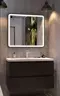 Мебель для ванной подвесная «Art&Max» Bianchi 90 серый матовый, фото №1