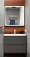 Мебель для ванной подвесная «Art&Max» Bianchi 75 серый матовый, фото №1