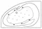 Гидромассажная ванна акриловая «Excellent» Newa 160/95 Relax с каркасом с сифоном белая/бронза левая, картинка №2