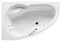 Гидромассажная ванна акриловая «Excellent» Newa 160/95 Smart с каркасом с сифоном белая/бронза левая, фото №1