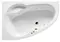 Гидромассажная ванна акриловая «Excellent» Newa 160/95 Soft с каркасом с сифоном белая/бронза левая, фото №1