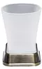 Стакан для зубных щёток «WasserKRAFT» Exter K-5528 на стол бронза, фото №1