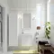 Мебель для ванной подвесная «Art&Max» Family 50 с 1 дверцей Bianco Lucido, изображение №4
