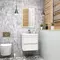 Мебель для ванной подвесная «Art&Max» Family 40 Bianco Lucido, картинка №2