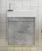 Мебель для ванной подвесная «Art&Max» Family 40 с 1 дверцей Cemento Veneto, картинка №2