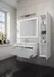 Мебель для ванной подвесная «Sanflor» Ванесса 95 белая, изображение №4