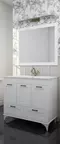 Мебель для ванной «Sanflor» Ванесса 95/2 белая, фото №1