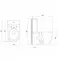 Унитаз компакт безободковый «Акватек» Бетта AQ1363B-00 белый с сиденьем дюропласт с микролифтом белое, картинка №2