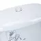 Унитаз компакт «Оскольская керамика» Суперкомпакт Цветы с сиденьем полипропилен белый, изображение №8