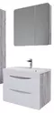 Мебель для ванной подвесная «Grossman» Талис 70 бетон пайн/белый глянец, фото №1