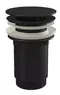Донный клапан для раковины «Ravak» X01762 чёрный матовый, фото №1