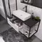 Мебель для ванной подвесная «Grossman» Лофт 90 шанико/чёрная, изображение №4