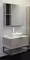 Мебель для ванной подвесная «Comforty» Порто 90 дуб дымчатый/белая/графит, фото №1