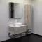 Мебель для ванной подвесная «Comforty» Порто 90 дуб дымчатый/белая/графит, картинка №2
