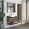 Мебель для ванной подвесная «Comforty» Порто 75 дуб тёмно-коричневый, изображение №4