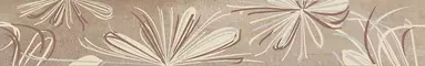 Настенный бордюр «Azori» Sonnet Flower 50,5x6,2 587891001 beige, фото №1