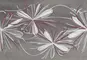 Настенный декор «Azori» Sonnet Flower 50,5x20,1 587902001 grey, фото №1