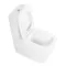 Сиденье для унитаза «Cezares» Lux CZR-159-SC дюропласт с микролифтом белое, фотография №3