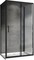 Душевой угол-ограждение «Abber» Schwarzer Diamant AG30140B-S90B-S90B 140/90 прямоугольный прозрачный/чёрный без поддона универсальный, фото №1