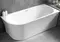 Ванна акриловая «Abber» AB9257-1.5 150/78 с каркасом с сифоном белая правая, фото №1