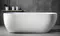 Ванна акриловая «Abber» AB9341-1.5 150/70 с каркасом с сифоном белая, картинка №2