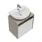Мебель для ванной подвесная «Kerama Marazzi» Pro 60 с 1 ящиком белая/дуб Орегон, фото №5