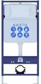 Комплект инсталляция с унитазом и крышкой «Aquatek» Вега AQ1905-00/INS-0000012 безободковый белый, картинка №2