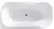 Ванна акриловая «Azario» Bordeaux 180/90 на подиуме с сифоном белая, картинка №2