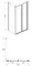 Душевой угол-ограждение «Azario» Toronto 1432В 80/80 квадратный прозрачный/серебро без поддона правый, фотография №3