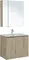 Мебель для ванной подвесная «Aquanet» Алвита new 80 с 2 дверцами дуб веллингтон белый, фото №1
