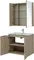 Мебель для ванной подвесная «Aquanet» Алвита new 80 с 2 дверцами дуб веллингтон белый, фотография №3