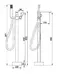 Напольный смеситель для ванны «Boch Mann» Albano BM8924 матовый никель, картинка №2