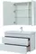 Мебель для ванной подвесная «Aquanet» София 105 с 2 ящиками белый глянец, изображение №4