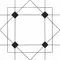 Напольный декор «LB-CERAMICS» Домино Геометрия Matt. 30x30 СК000039699 белый, изображение №4