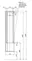 Пенал «Aquanet»  Lino (Flat) 35 подвесной белый глянец универсальный, изображение №8