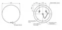 Зеркало «Cersanit» Eclipse smart D60 с подсветкой, фотография №3