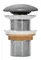 Донный клапан для раковины «Iddis» Optima Home OPHGM00i88 с механизмом Клик-Клак серый матовый, фото №1