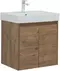 Мебель для ванной подвесная «Aquanet» Nova Lite 60 с 2 дверцами дуб рустикальный, картинка №2
