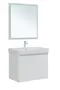 Мебель для ванной подвесная «Aquanet» Nova Lite 75 с 2 дверцами белый глянец, фото №1