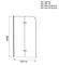 Шторка на ванну стеклянная «Grossman» GR-106/100BLACK 100/150 прозрачная/чёрная универсальная, фотография №3