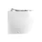 Приставной унитаз безободковый «Axa» Glomp 201401/319101 белый с сиденьем дюропласт с микролифтом белое, картинка №2