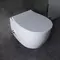Подвесной унитаз безободковый «Allen Brau» Fantasy 4.11HC1.20/4.11005.20 белый с сиденьем дюропласт с микролифтом белое, фото №5