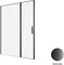 Душевая дверь «Allen Brau» Priority 160/200 прозрачная/чёрная универсальная, фото №1