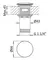 Донный клапан для раковины «Cezares» CZR-B-SOC-01 с механизмом Клик-Клак хром, картинка №2